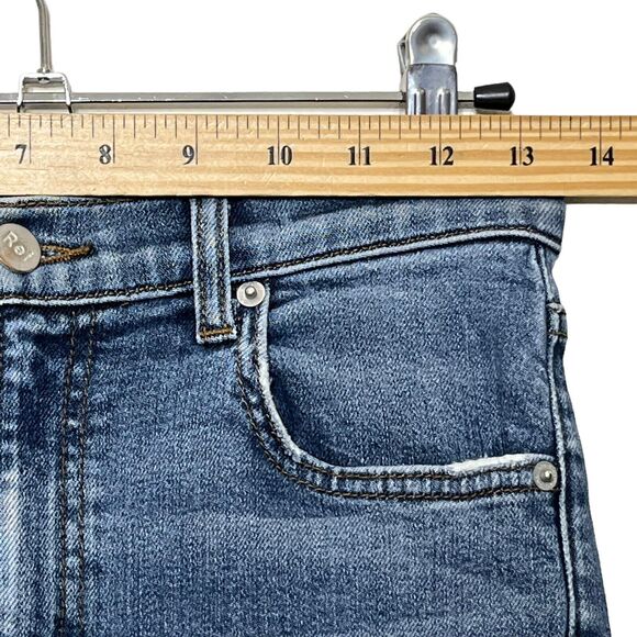 Reformation High & Skinny Jeans Women’s Size 26 Rhine Wash Stretch Denim - Picture 11 of 13